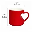 Heat Transfer Color-Changing Heart Ceramic Mug | https://www.bestnamebadges.com