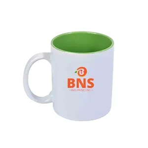 Colorful Interior Heat Transfer Ceramic Mug
