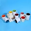 Colorful Interior Heat Transfer Ceramic Mug | https://www.bestnamebadges.com
