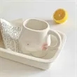 Custom Heat Transfer Ceramic Milk Mug with Unique Design | https://www.bestnamebadges.com