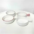 Microwave-Safe Ceramic Breakfast Bowl with Durable Handle | https://www.bestnamebadges.com