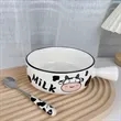 Microwave-Safe Ceramic Breakfast Bowl with Durable Handle | https://www.bestnamebadges.com