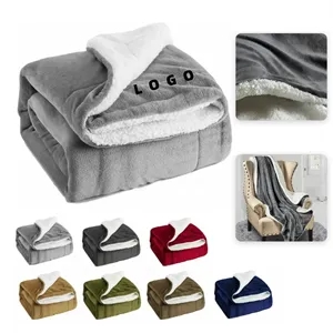 Cozy Dual-Sided Fleece Throw