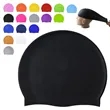 High Elasticity Silicone Swim Cap | https://www.bestnamebadges.com