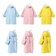 Reusable Kids Rain Jacket W/ Hood & Reflective Strip | https://www.bestnamebadges.com