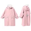 Reusable Kids Rain Jacket W/ Hood & Reflective Strip | https://www.bestnamebadges.com