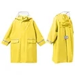 Reusable Kids Rain Jacket W/ Hood & Reflective Strip | https://www.bestnamebadges.com