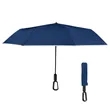 46" Arc Reflective Umbrella With Carabiner Handle | https://www.bestnamebadges.com