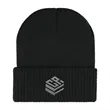 KNIT BEANIE WITH CUFF | https://www.bestnamebadges.com
