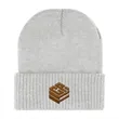KNIT BEANIE WITH CUFF | https://www.bestnamebadges.com