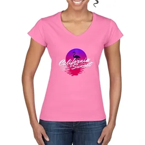 Gildan Softstyle Ladies V-Neck Tees