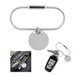 Screw Lock Key Ring With Round Charm | https://www.bestnamebadges.com