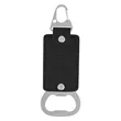 Leatherette Bottle Opener Key Clasp | https://www.bestnamebadges.com