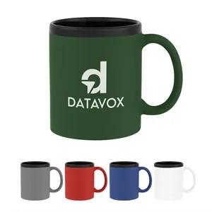 11 Oz. Smooth Rubberized Finish Mug