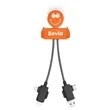 Light Up rABS Multi-Cable Charging Guy | https://www.bestnamebadges.com
