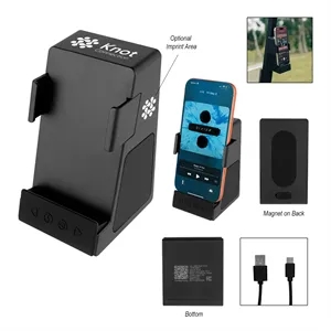 Magnetic rABS Charging Phone Holder & Speaker