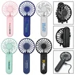 Handheld Rechargeable Folding Mini USB Fan | https://www.bestnamebadges.com