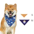 Custom Sublimated Triangle Dog Bandana | https://www.bestnamebadges.com