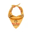 Custom Sublimated Triangle Dog Bandana | https://www.bestnamebadges.com