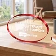 Baldus Oval Award - Red | https://www.bestnamebadges.com