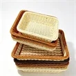 Woven Rattan Display Basket | https://www.bestnamebadges.com