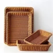 Woven Rattan Display Basket | https://www.bestnamebadges.com