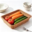Woven Rattan Display Basket | https://www.bestnamebadges.com