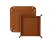 PU Leather Valet Tray Catchall | https://www.bestnamebadges.com