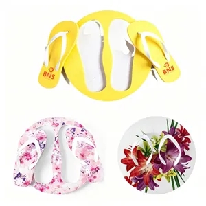 Round Shape Flip Flops Plate
