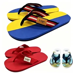 Fabric Strap UV Printing Flip Flops