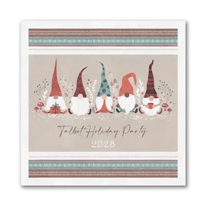 Gnome For Christmas Luncheon Napkin