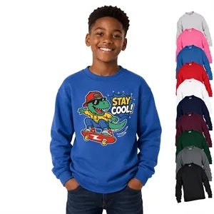 Youth Full Sleeve Crew Winter Sweatshirt 7.75 oz Boys