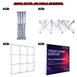 8ft Pop Up Straight Backdrop Wall Kit Trade Show Display | https://www.bestnamebadges.com