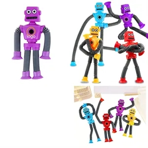 Pop Tubes Stretchy Telescopic Fidget Robot Toys
