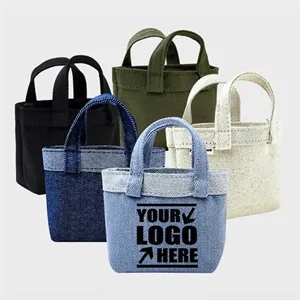 Mini DIY Cotton Canvas Tote Bag