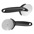 Stainless Steel Pizza Cutter Wheel W/ Clear Blade Cover | https://www.bestnamebadges.com