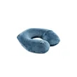Portable U Shaped Inflatable Neck Pillow W/ Pocket | https://www.bestnamebadges.com