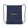 Liam Puffer Drawstring Backpack | https://www.bestnamebadges.com