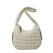 Quilted Padded Large Capacity Handbag | https://www.bestnamebadges.com