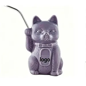 ZO009 Neko Cat Tiki Mug
