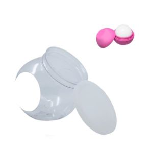 Mini Fish Bowl w/TEK-OS Round Lip Balm | https://www.bestnamebadges.com