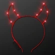 Starlight Devil Horns Light Up Headband | https://www.bestnamebadges.com