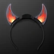 Dancing Flames Light Up Devil Horn Headband | https://www.bestnamebadges.com