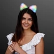 Soft Cat Ears Light Up Headbands | https://www.bestnamebadges.com