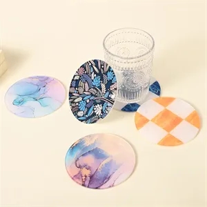 Fully Printing Round Acrylic Coasters
