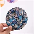 Fully Printing Round Acrylic Coasters | https://www.bestnamebadges.com