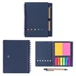 Mini Kraft Spiral Notebook W/ Sticky Notes & Pen | https://www.bestnamebadges.com