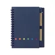 Mini Kraft Spiral Notebook W/ Sticky Notes & Pen | https://www.bestnamebadges.com