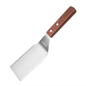 Stainless Steel BBQ Spatula with Wooden Handle