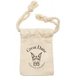 Cotton Canvas Micro Pouch | https://www.bestnamebadges.com